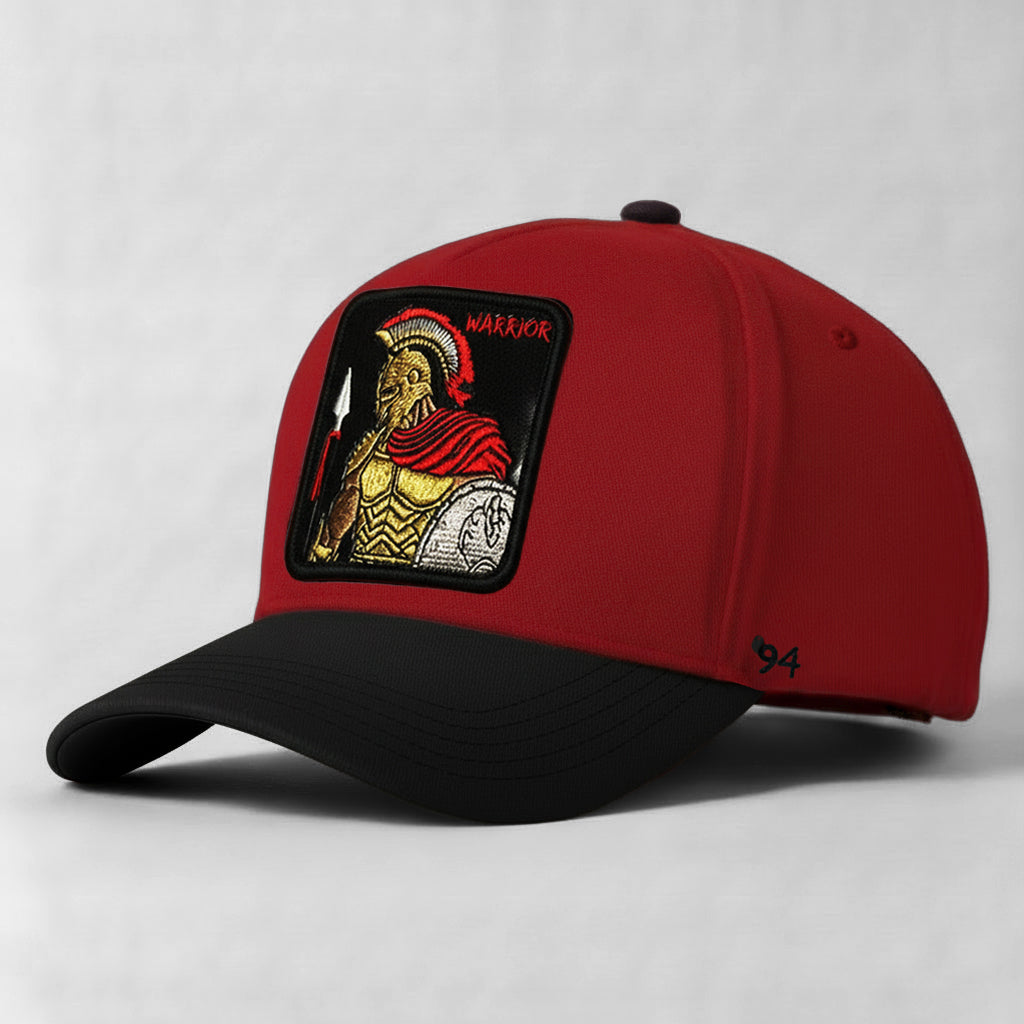Spartan "Warrior" Snapback Hat (Red/Black)