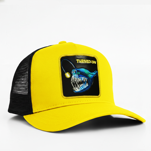 Angler Fish - "Turned On" Trucker Hat (Yellow)